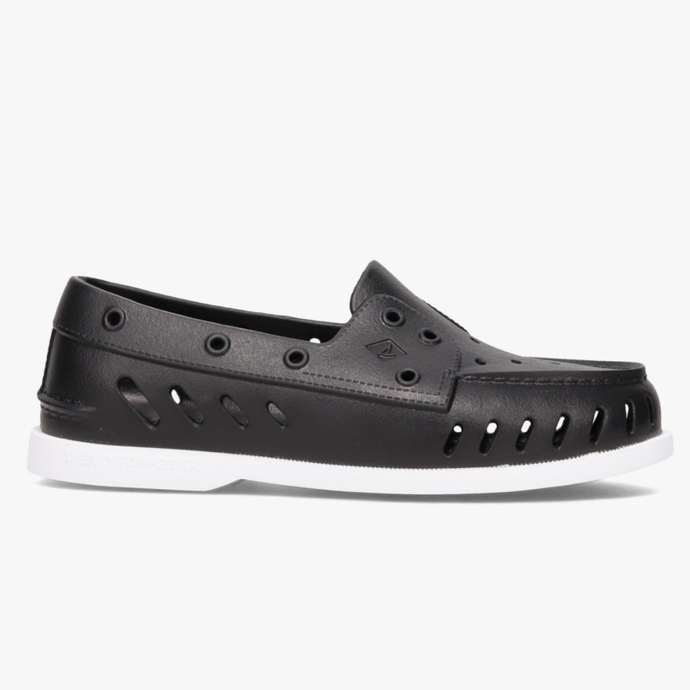 NWT Sperry Float Boat Shoes Black 12M